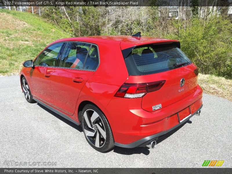 Kings Red Metallic / Titan Black/Scalepaper Plaid 2022 Volkswagen Golf GTI S