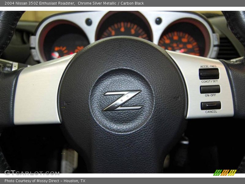 Chrome Silver Metallic / Carbon Black 2004 Nissan 350Z Enthusiast Roadster