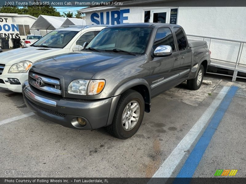 Phantom Gray Pearl / Gray 2003 Toyota Tundra SR5 Access Cab