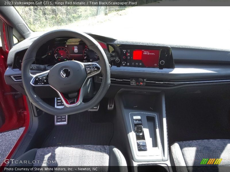 Kings Red Metallic / Titan Black/Scalepaper Plaid 2022 Volkswagen Golf GTI S