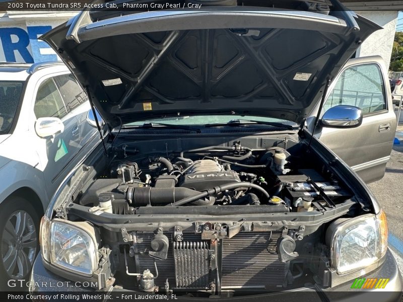 Phantom Gray Pearl / Gray 2003 Toyota Tundra SR5 Access Cab