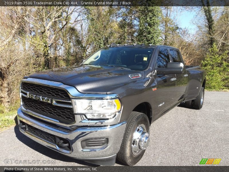 Granite Crystal Metallic / Black 2019 Ram 3500 Tradesman Crew Cab 4x4