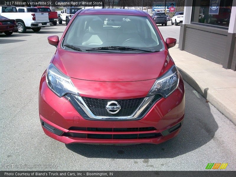Cayenne Red / Wheat Stone 2017 Nissan Versa Note SV