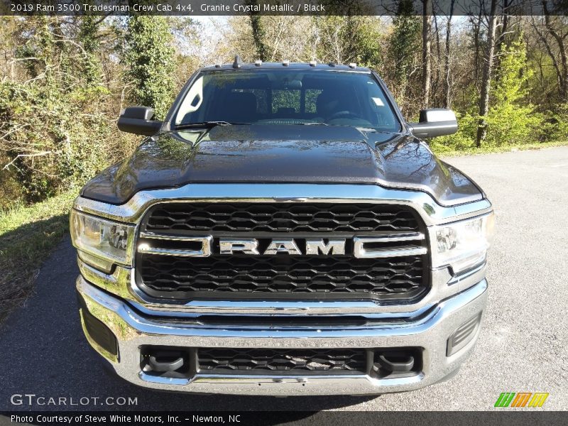 Granite Crystal Metallic / Black 2019 Ram 3500 Tradesman Crew Cab 4x4