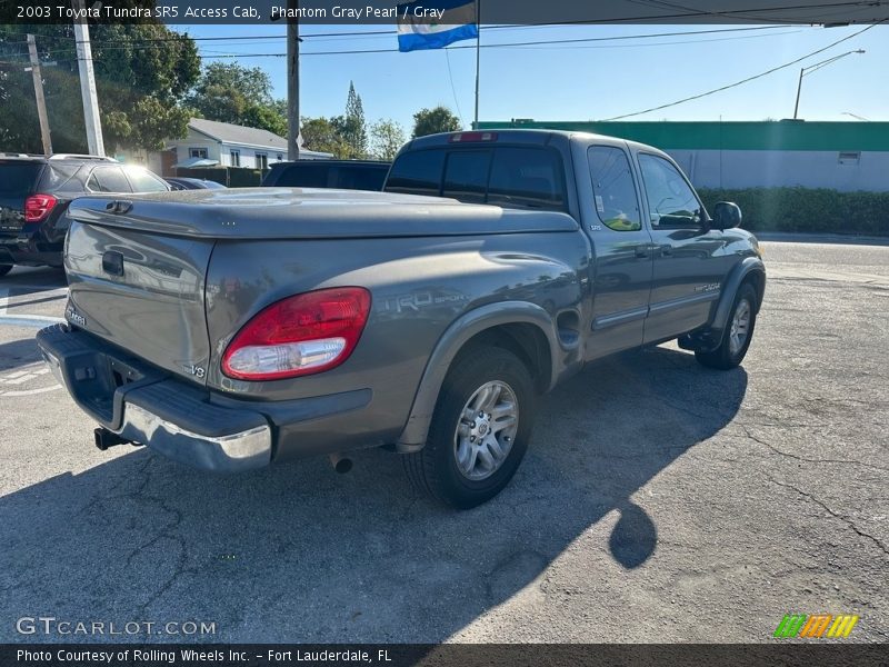 Phantom Gray Pearl / Gray 2003 Toyota Tundra SR5 Access Cab