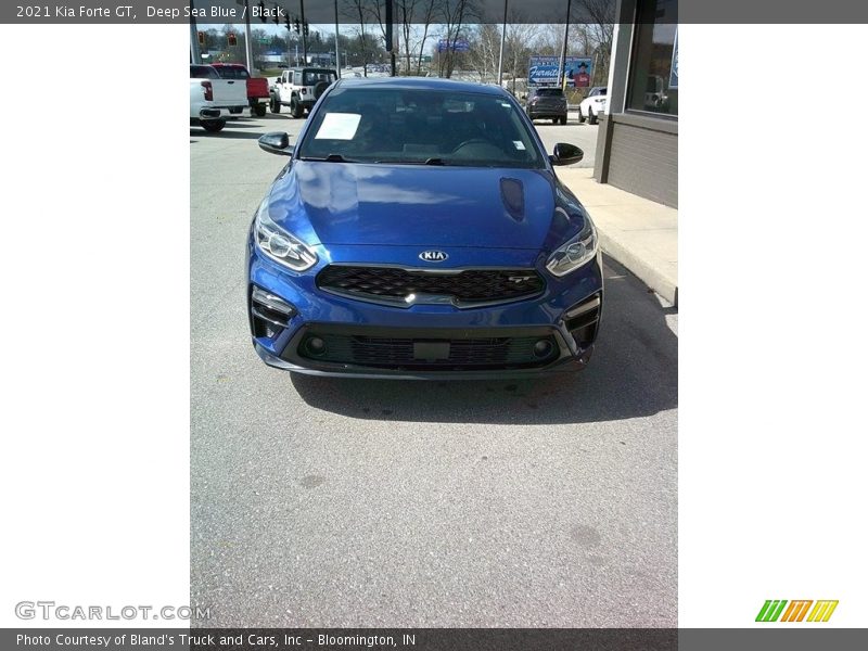 Deep Sea Blue / Black 2021 Kia Forte GT