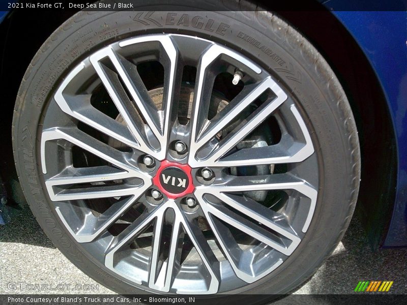 Deep Sea Blue / Black 2021 Kia Forte GT