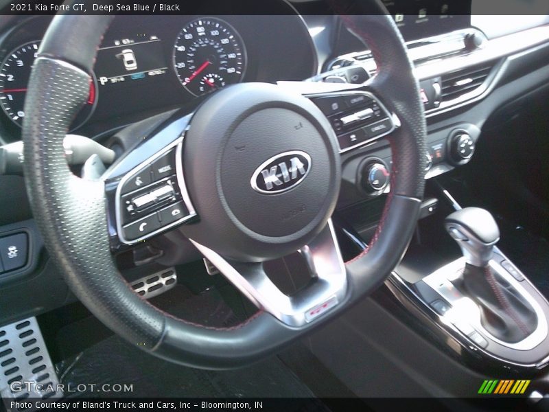 Deep Sea Blue / Black 2021 Kia Forte GT