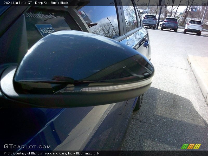 Deep Sea Blue / Black 2021 Kia Forte GT