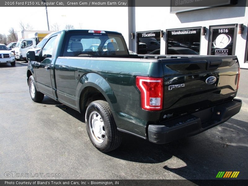 Green Gem / Medium Earth Gray 2016 Ford F150 XL Regular Cab