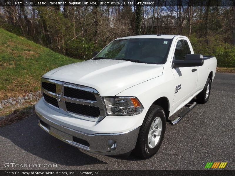 Bright White / Diesel Gray/Black 2023 Ram 1500 Classic Tradesman Regular Cab 4x4