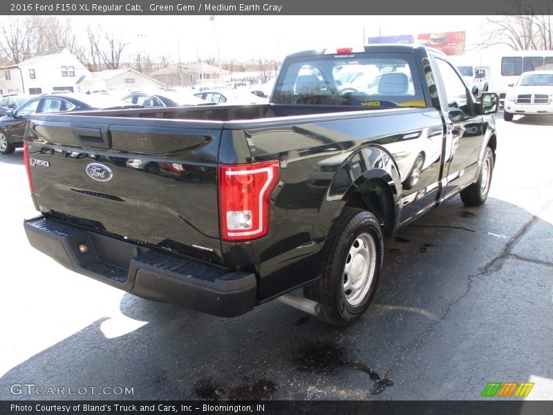 Green Gem / Medium Earth Gray 2016 Ford F150 XL Regular Cab