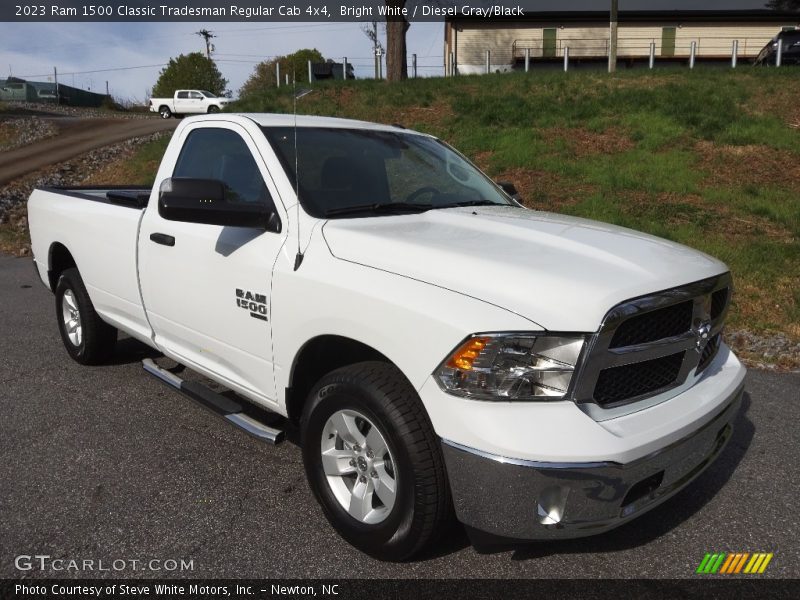 Bright White / Diesel Gray/Black 2023 Ram 1500 Classic Tradesman Regular Cab 4x4