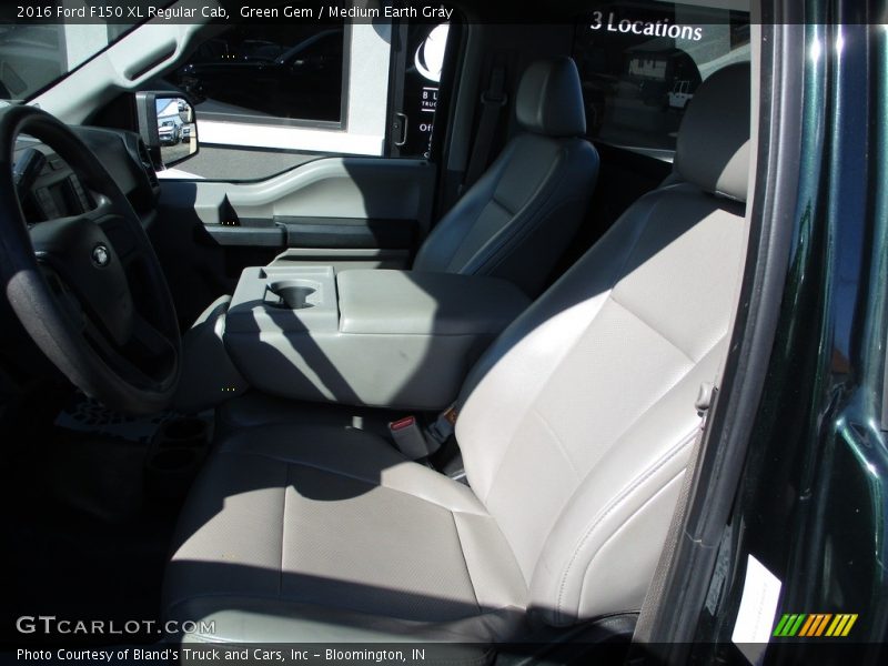 Green Gem / Medium Earth Gray 2016 Ford F150 XL Regular Cab