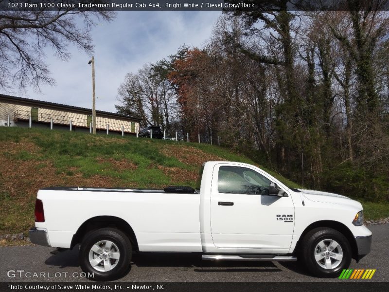 Bright White / Diesel Gray/Black 2023 Ram 1500 Classic Tradesman Regular Cab 4x4
