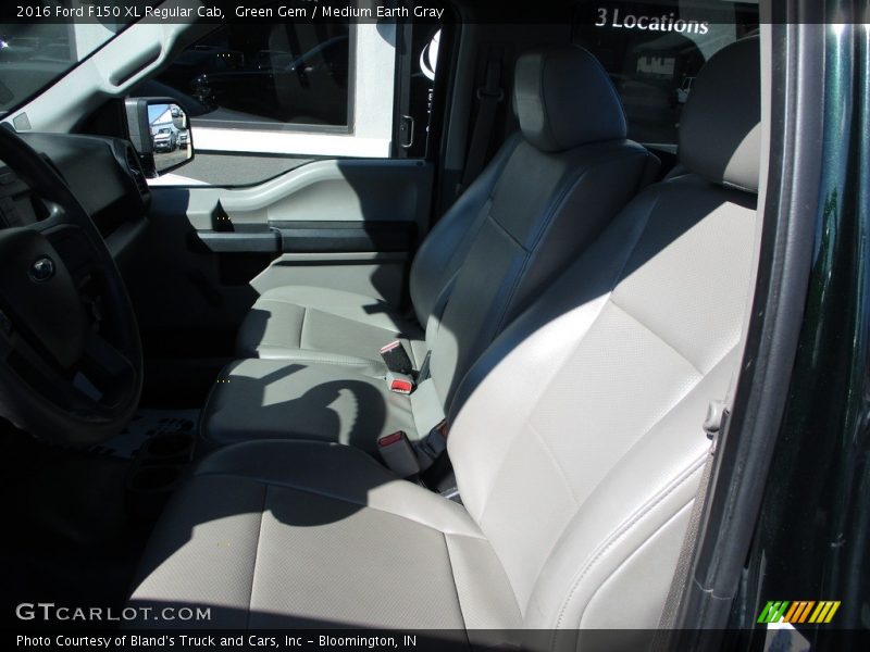 Green Gem / Medium Earth Gray 2016 Ford F150 XL Regular Cab