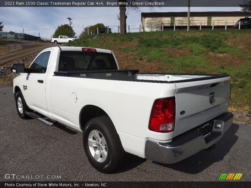 Bright White / Diesel Gray/Black 2023 Ram 1500 Classic Tradesman Regular Cab 4x4