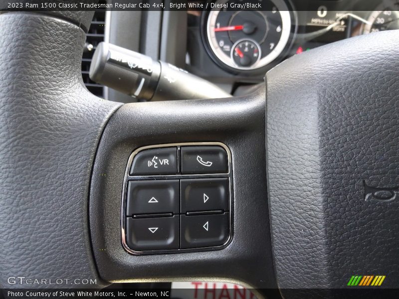 Bright White / Diesel Gray/Black 2023 Ram 1500 Classic Tradesman Regular Cab 4x4