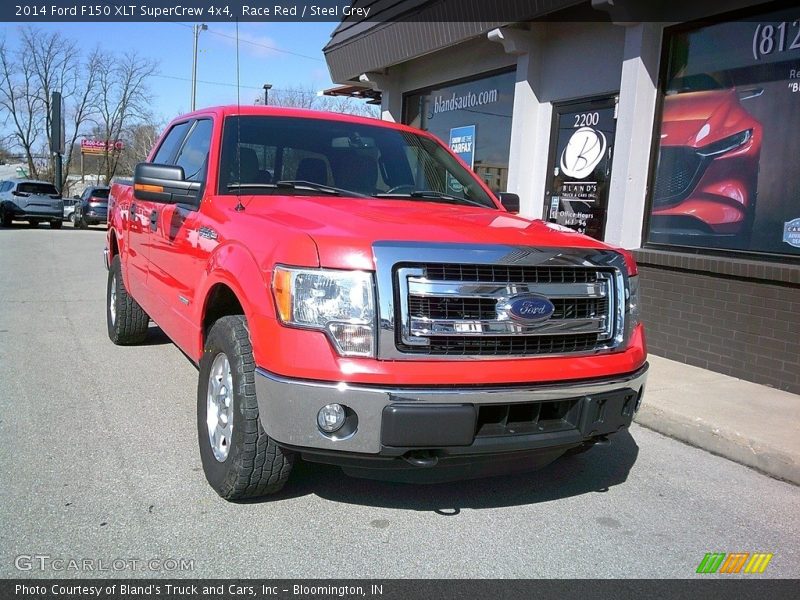 Race Red / Steel Grey 2014 Ford F150 XLT SuperCrew 4x4