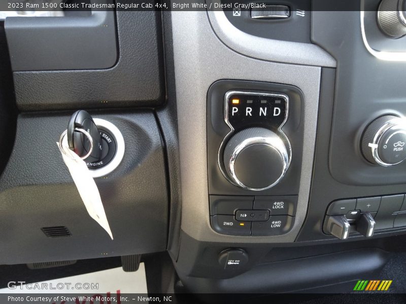 Bright White / Diesel Gray/Black 2023 Ram 1500 Classic Tradesman Regular Cab 4x4