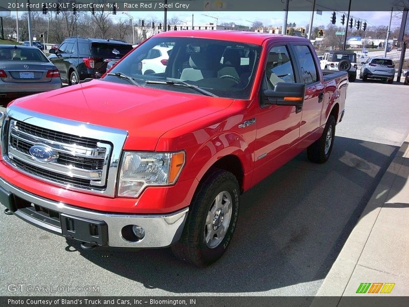 Race Red / Steel Grey 2014 Ford F150 XLT SuperCrew 4x4