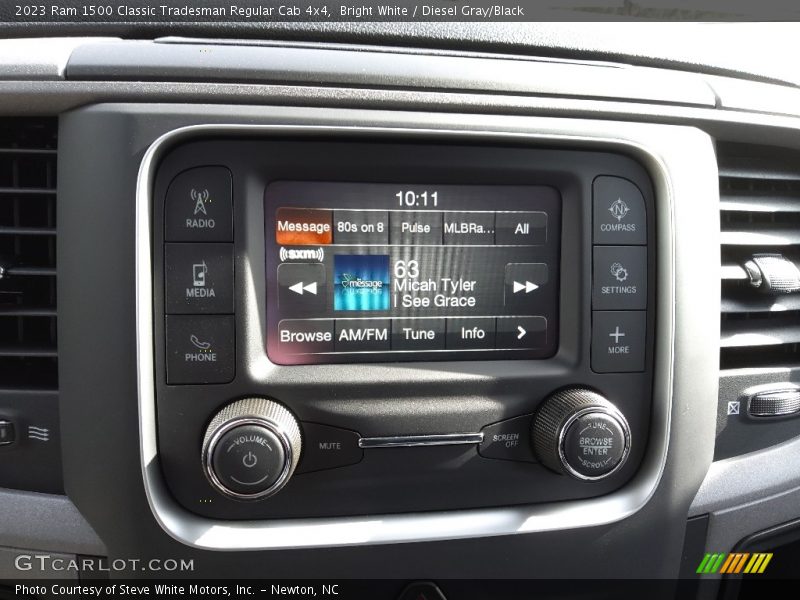 Bright White / Diesel Gray/Black 2023 Ram 1500 Classic Tradesman Regular Cab 4x4