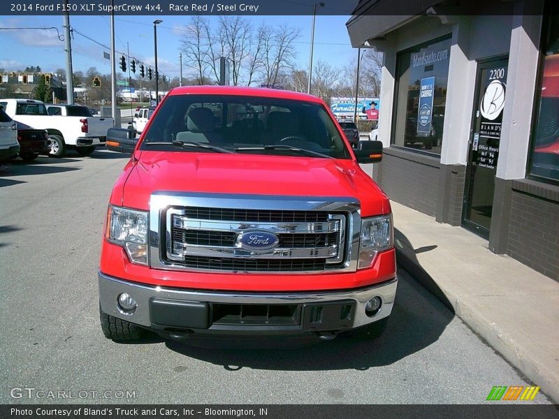 Race Red / Steel Grey 2014 Ford F150 XLT SuperCrew 4x4