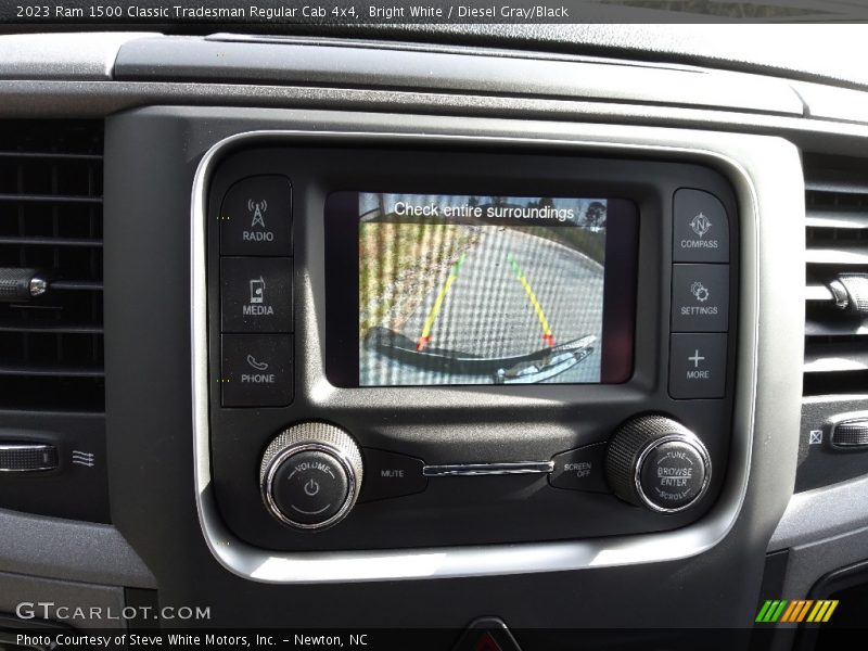 Bright White / Diesel Gray/Black 2023 Ram 1500 Classic Tradesman Regular Cab 4x4