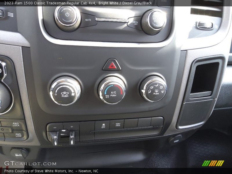 Bright White / Diesel Gray/Black 2023 Ram 1500 Classic Tradesman Regular Cab 4x4