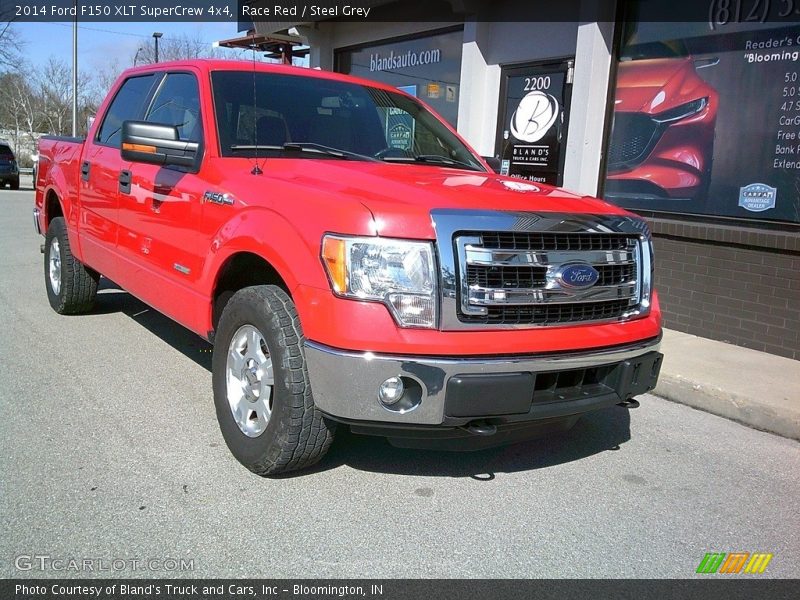 Race Red / Steel Grey 2014 Ford F150 XLT SuperCrew 4x4