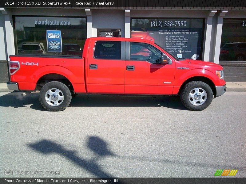 Race Red / Steel Grey 2014 Ford F150 XLT SuperCrew 4x4