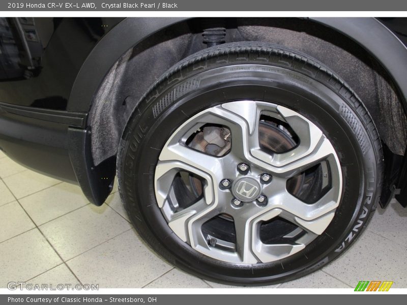 Crystal Black Pearl / Black 2019 Honda CR-V EX-L AWD