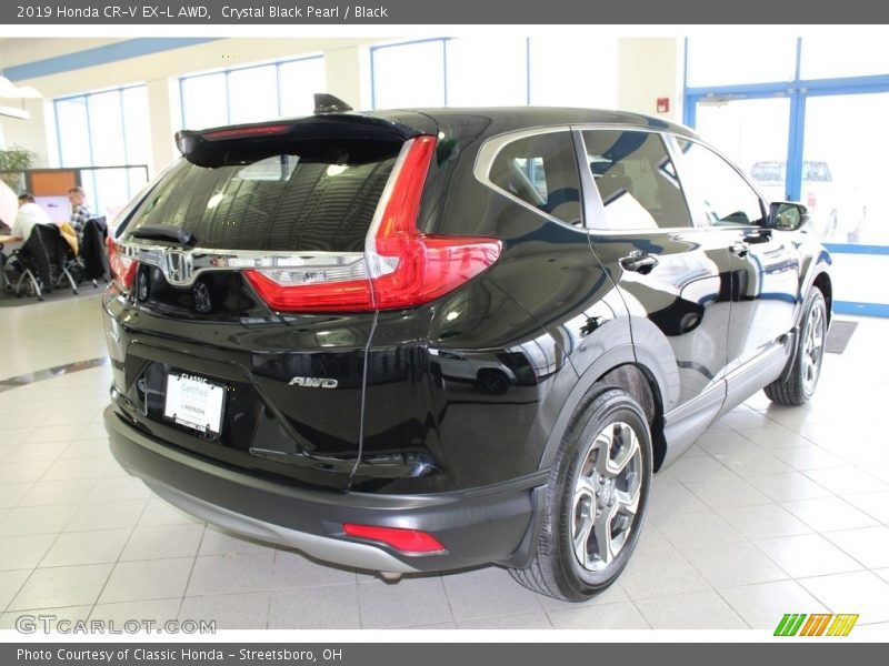Crystal Black Pearl / Black 2019 Honda CR-V EX-L AWD