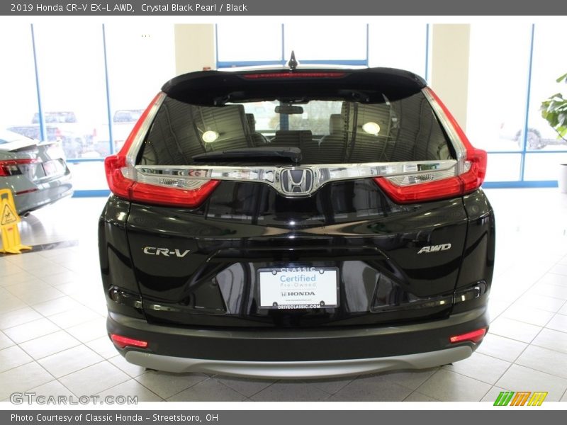 Crystal Black Pearl / Black 2019 Honda CR-V EX-L AWD