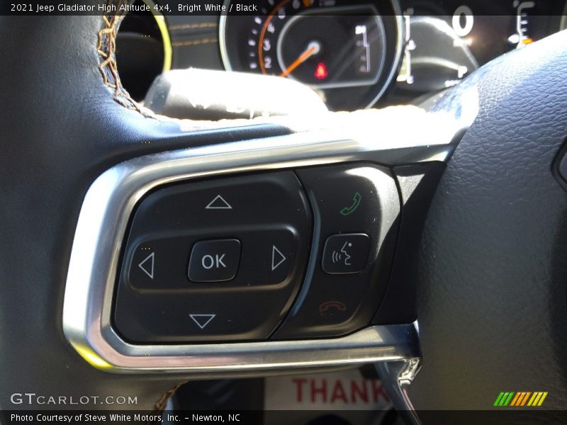 Bright White / Black 2021 Jeep Gladiator High Altitude 4x4