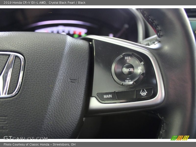 Crystal Black Pearl / Black 2019 Honda CR-V EX-L AWD