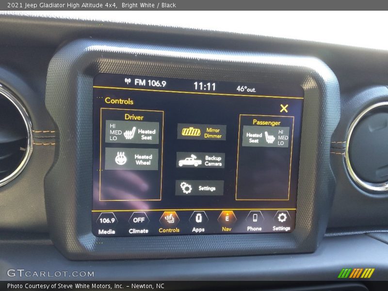 Bright White / Black 2021 Jeep Gladiator High Altitude 4x4