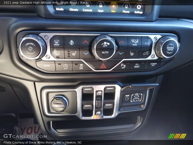 Bright White / Black 2021 Jeep Gladiator High Altitude 4x4