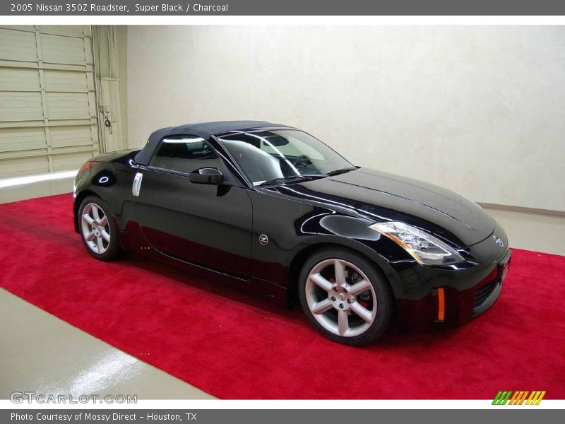 Super Black / Charcoal 2005 Nissan 350Z Roadster