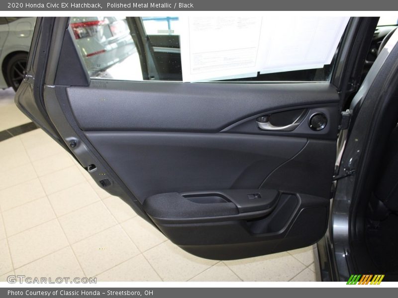 Polished Metal Metallic / Black 2020 Honda Civic EX Hatchback