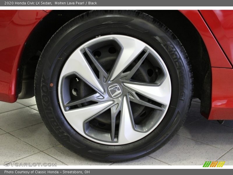 Molten Lava Pearl / Black 2020 Honda Civic LX Sedan