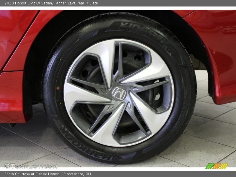 Molten Lava Pearl / Black 2020 Honda Civic LX Sedan