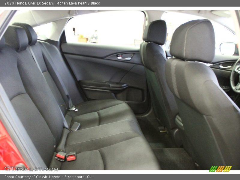 Molten Lava Pearl / Black 2020 Honda Civic LX Sedan