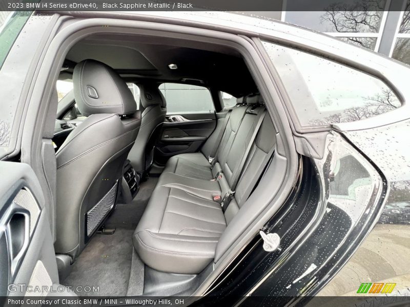 Black Sapphire Metallic / Black 2023 BMW i4 Series eDrive40