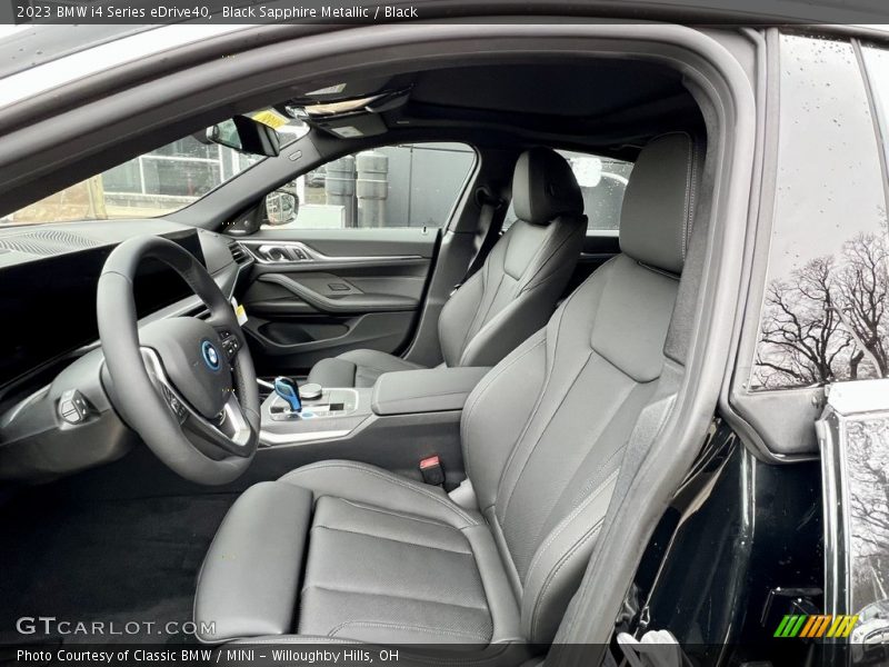Black Sapphire Metallic / Black 2023 BMW i4 Series eDrive40