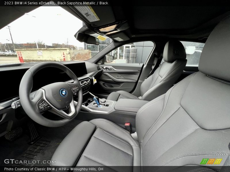 Black Sapphire Metallic / Black 2023 BMW i4 Series eDrive40