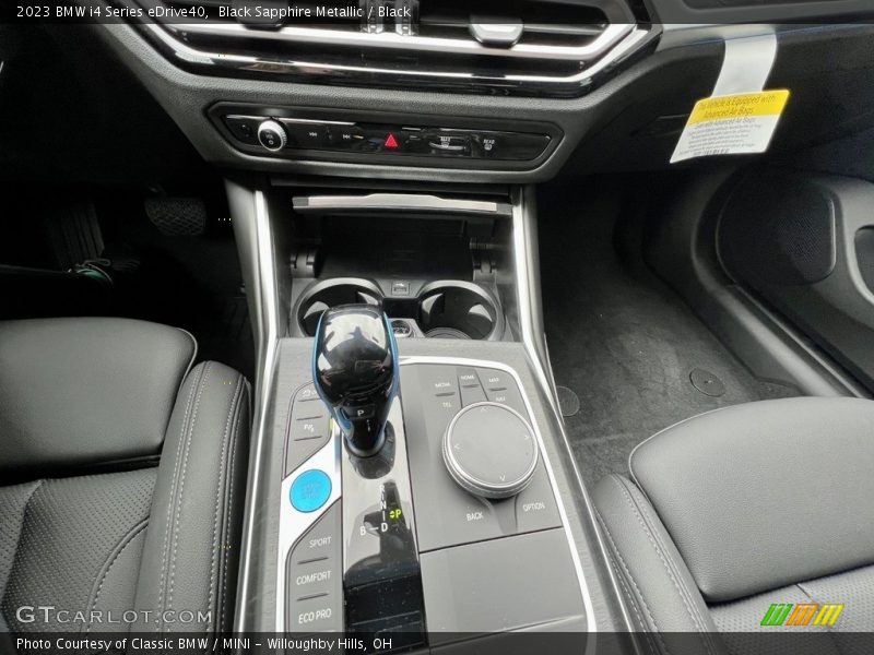 Black Sapphire Metallic / Black 2023 BMW i4 Series eDrive40
