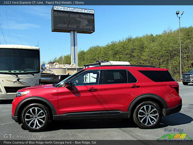  2023 Explorer ST-Line Rapid Red Metallic