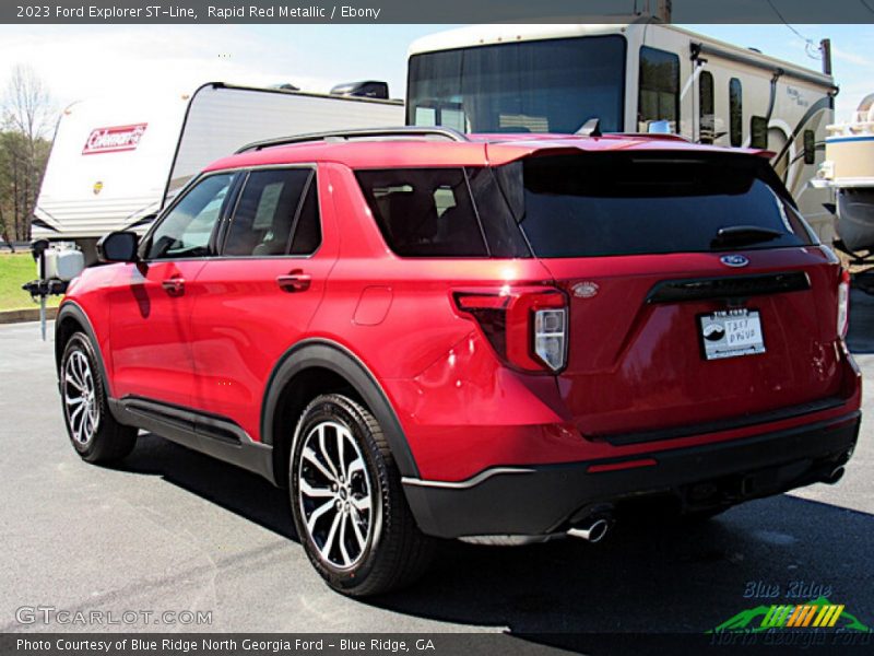Rapid Red Metallic / Ebony 2023 Ford Explorer ST-Line