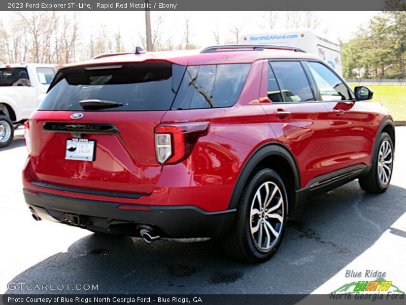 Rapid Red Metallic / Ebony 2023 Ford Explorer ST-Line